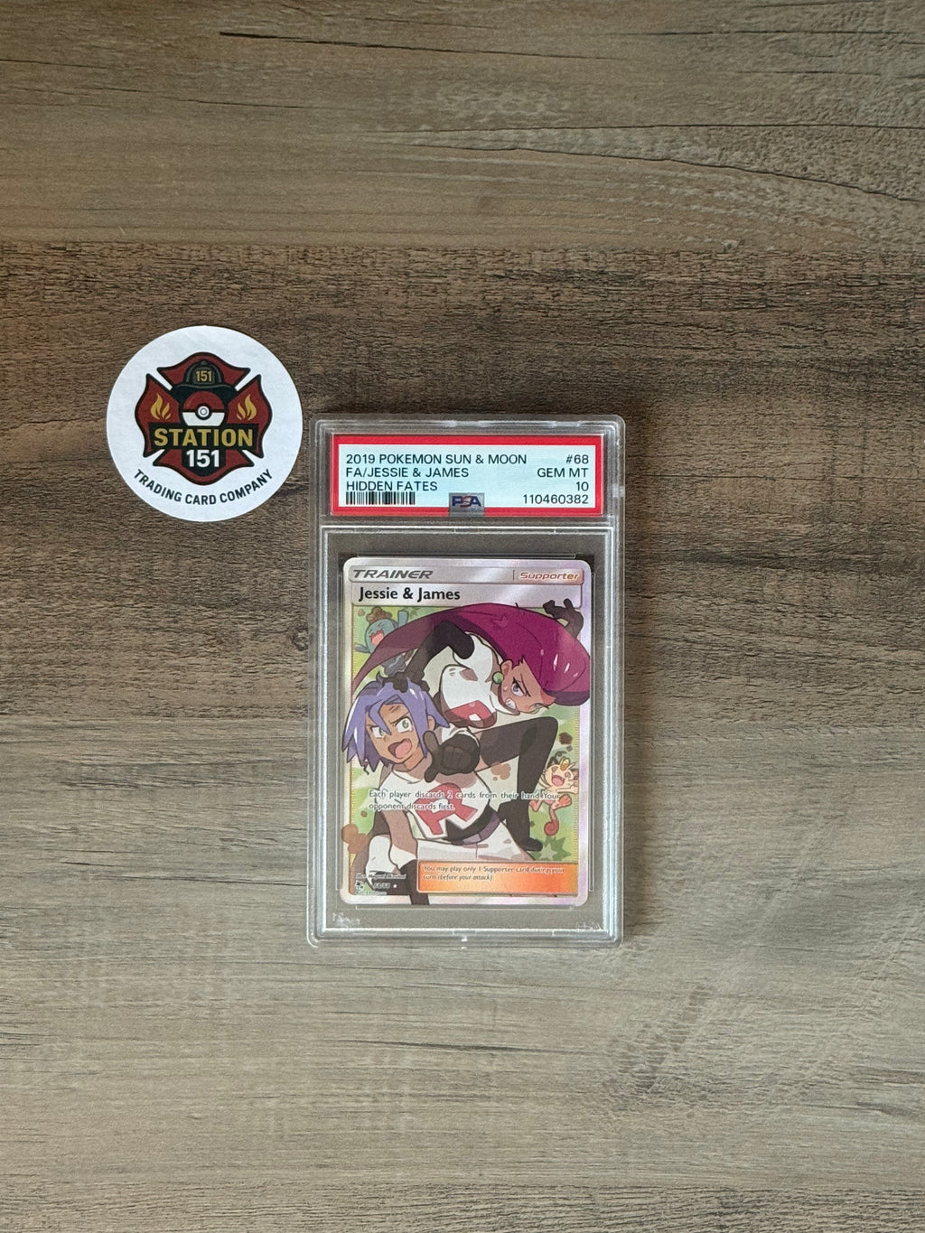 PSA 10 - Jessie & James (Full Art)